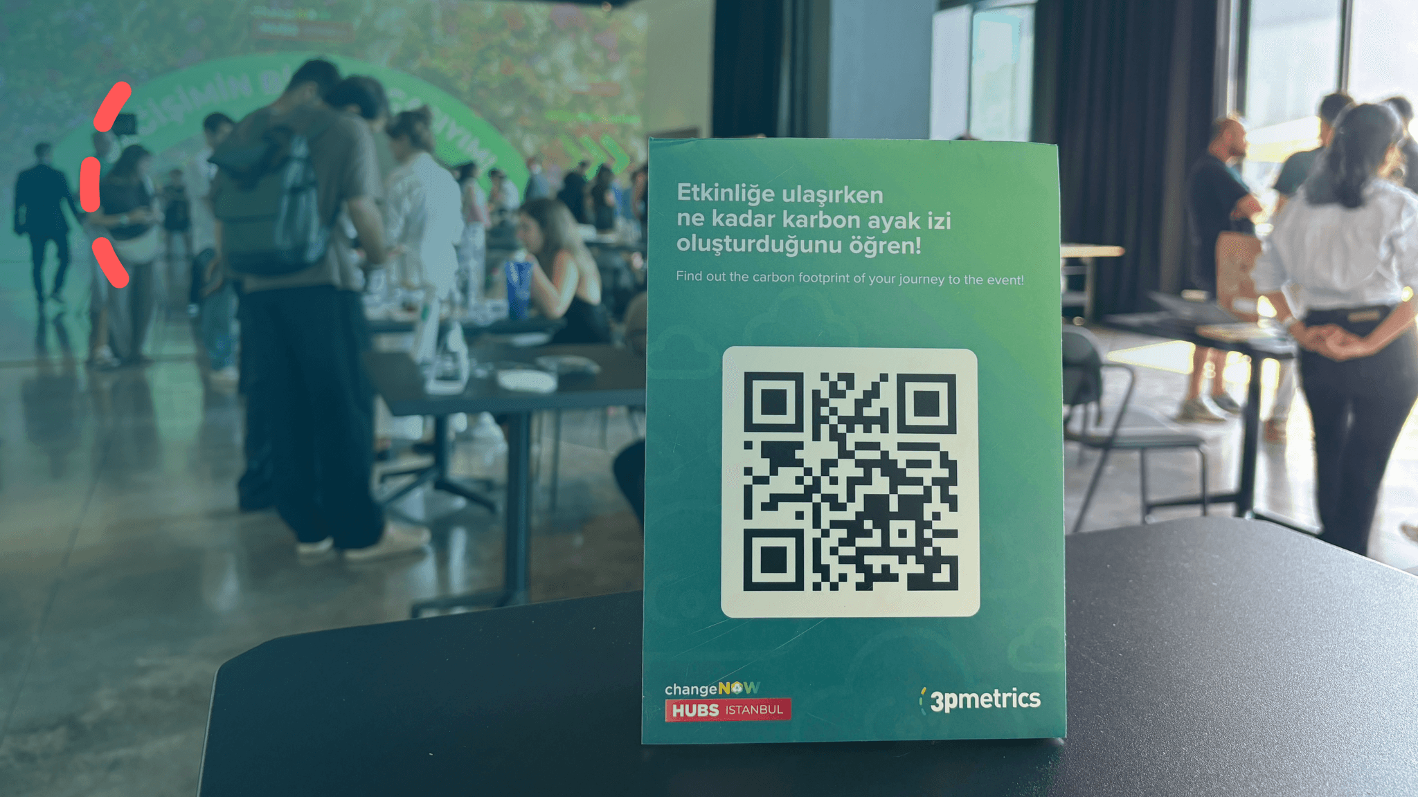 Nous avons calcule l'empreinte carbone de l'evenement a ChangeNOW HUB Istanbul
